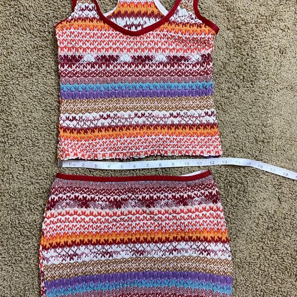Vintage Missoni Mare Zigzag Set - Tank and Miniskirt - Picture 6 of 7